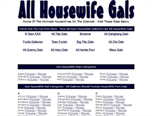 Tablet Screenshot of allhousewifegals.com